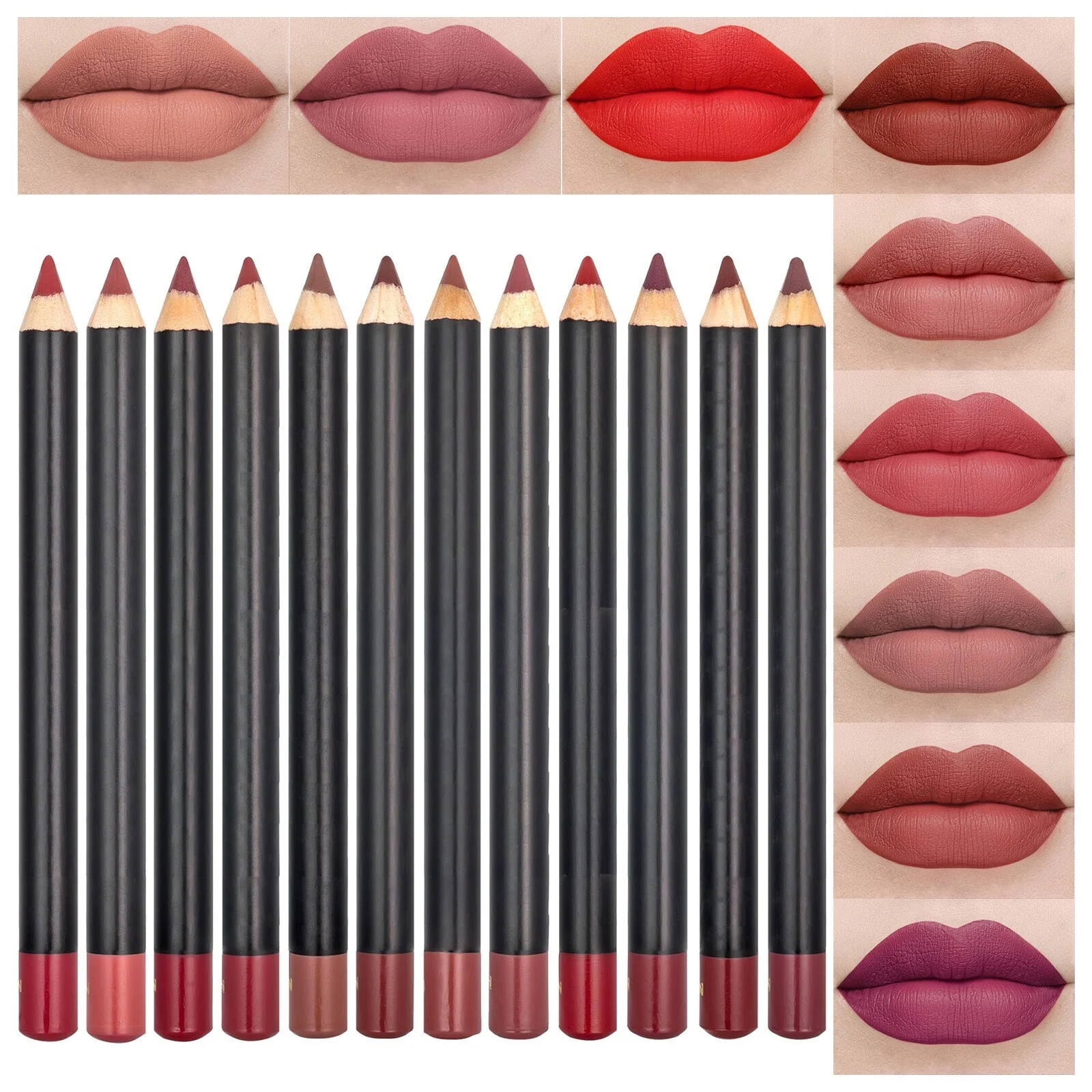 Flormar Pencil Lipstick set (Nude colour)💄 (12 pis lipstick set)